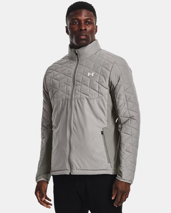 Men's UA Storm ColdGear® Reactor Golf Hybrid Jacket, Gray, pdpMainDesktop image number 0
